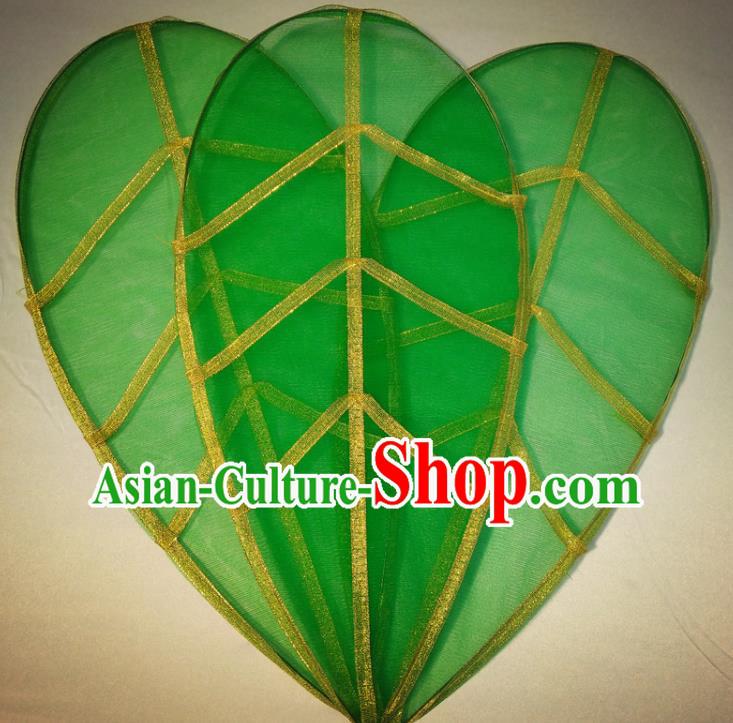 Top Green Leaves Accessories Jungle Theme Prop