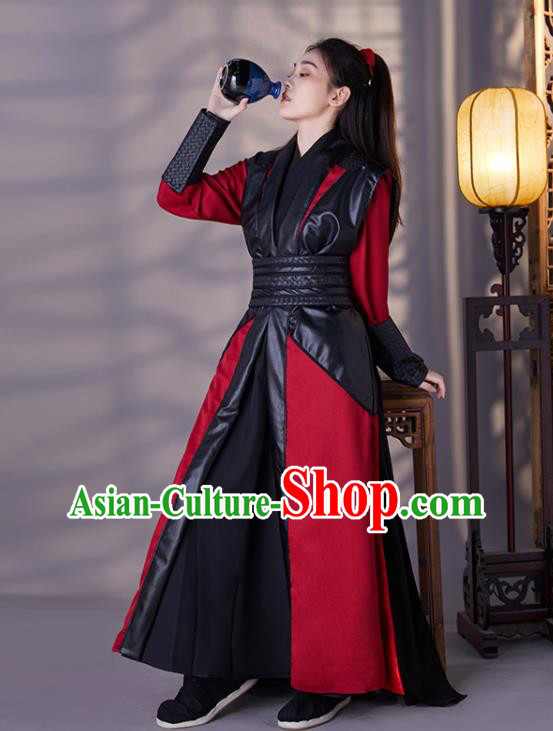 Chinese Ancient Swordswoman Garment Costumes TV Series Miss the Dragon Liu Ying Clothing