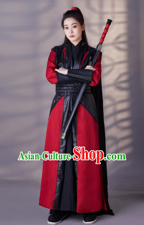 Chinese Ancient Swordswoman Garment Costumes TV Series Miss the Dragon Liu Ying Clothing