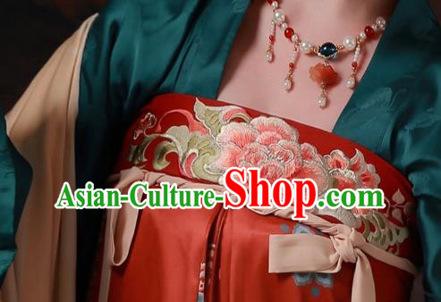 Chinese Ancient Palace Beauty Dresses Tang Dynasty Imperial Concubine Costumes Traditional Garment Clothing