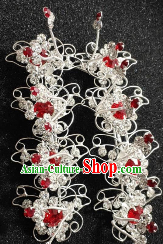 Chinese Ancient Princess Butterfly Headpiece Traditional Beijing Opera Hua Tan Hairpin Peking Opera Hair Jewelry
