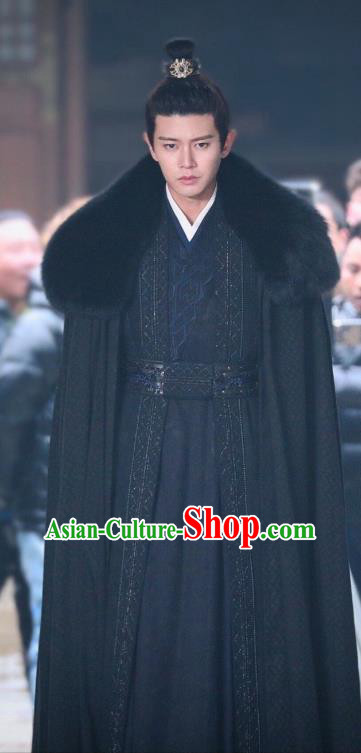 Chinese Ancient Royal Prince Clothing Traditional Costume One and Only TV Series Swordsman Zhou Sheng Chen Garments