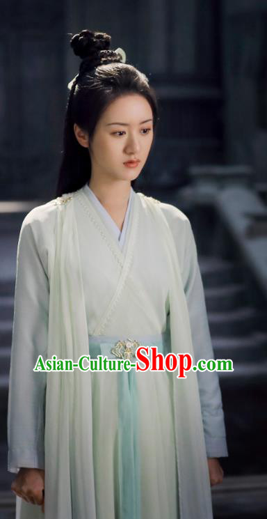 Chinese Love and Redemption Apparels Ancient Swordswoman Clothing Traditional Wuxia TV Series Garment Costumes