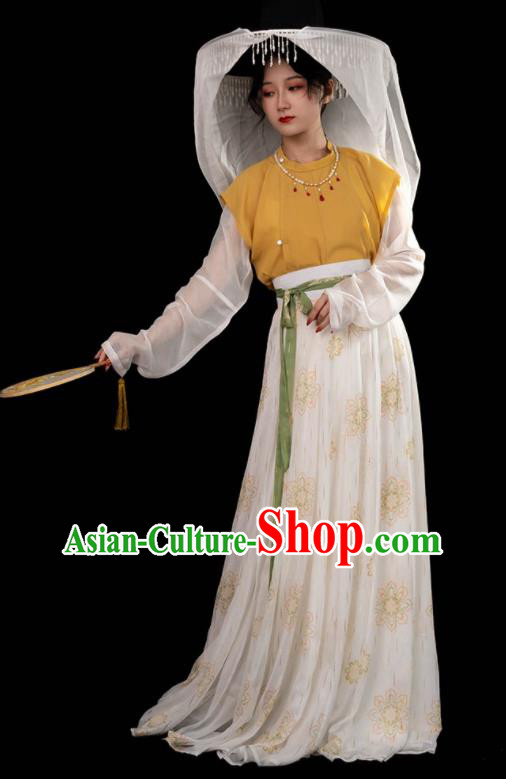 Chinese Traditional Hanfu Dresses Ancient Court Lady Clothing Tang Dynasty Princess Garment Costumes