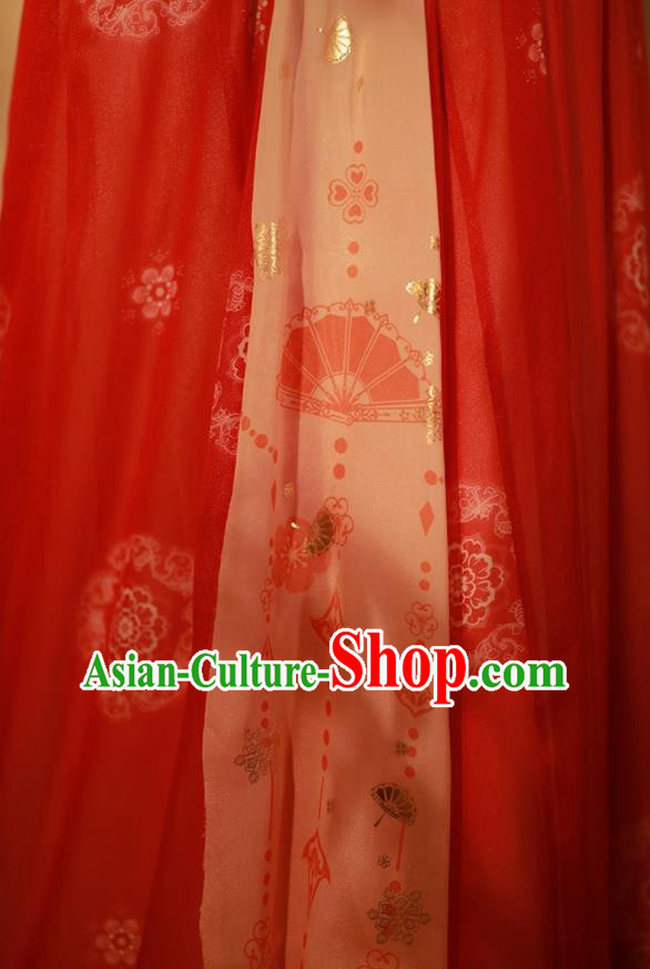 Chinese Traditional Hanfu Dresses Tang Dynasty Court Woman Costumes Ancient Goddess Clothing