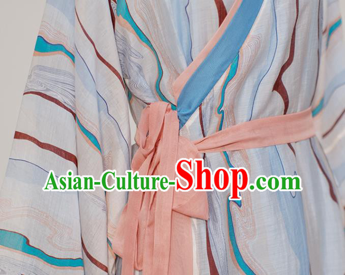Chinese Traditional Garment Costumes Ancient Young Lady Clothing Han Dynasty Civilian Woman Hanfu Dress
