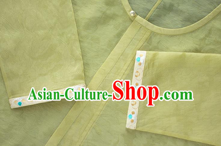 Chinese Traditional Hanfu Dresses Tang Dynasty Young Lady Garment Costumes Ancient Palace Beauty Clothing