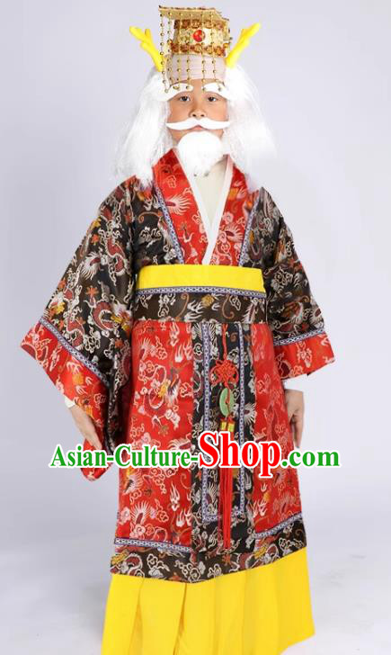 Top Children Halloween Fancy Ball Costume Cosplay Immortal Outfit Journey to the West King of the Eastern Seas Ao Guang Clothing