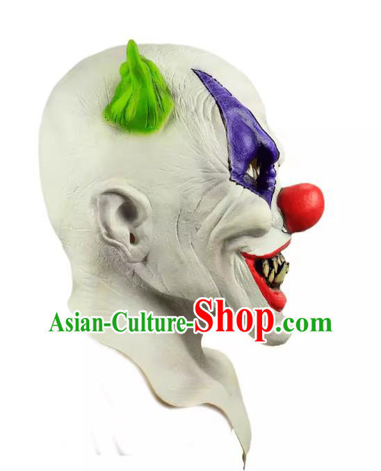 Halloween Joker Mask Top Fancy Ball Clown Headwear Cosplay Demon Prop