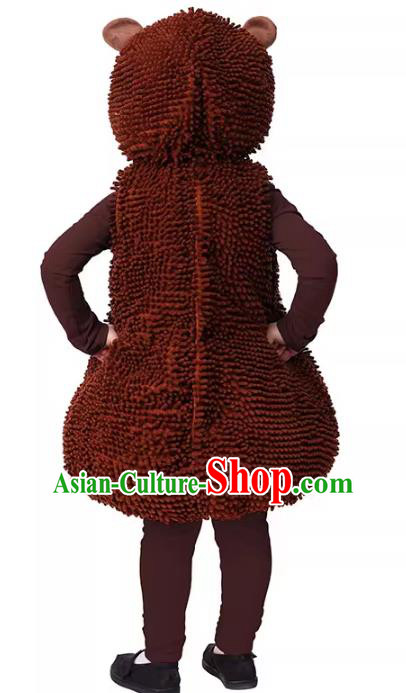 Halloween Fancy Ball Costume Children Cosplay Hedgehog Jumpsuit Carnival Party Clothing