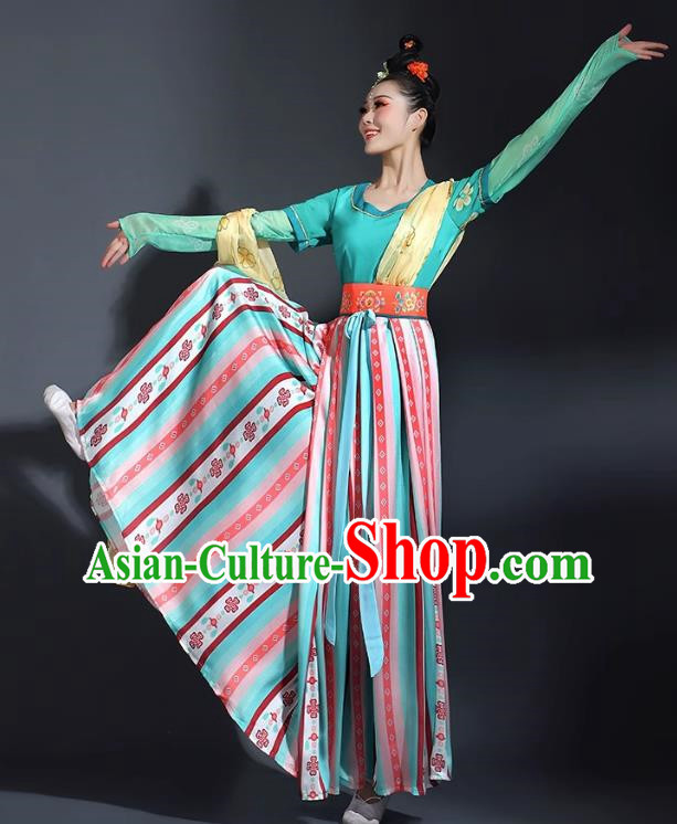 Classical Dance Costumes For Women Elegant Fantasy Chang An Dance Costumes Han And Tang Dance National Styles Dunhuang Dance Tao Li Cup Costumes