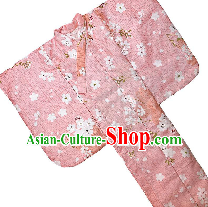 Customize Oiran Trailing Pink Kimono Handmade BJD Doll Costume Top Super Dollfie Japanese Clothing