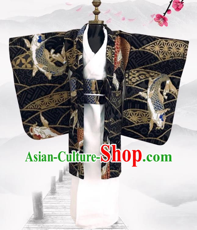 Top Super Dollfie Japanese Clothing Customize Male Kimono Handmade BJD Doll Costume