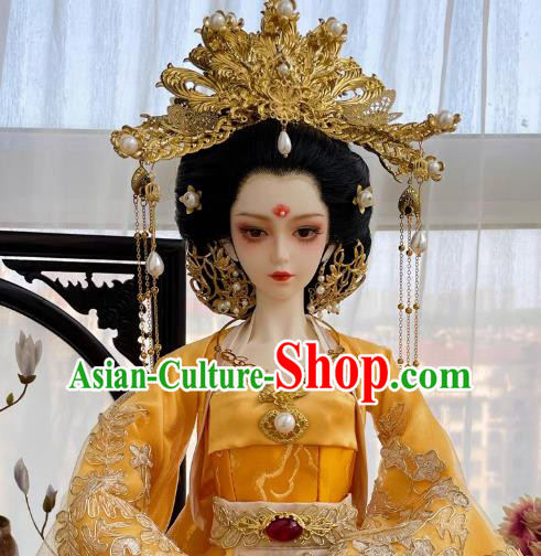 Customize Tang Dynasty Doll Ruqun Dress Handmade BJD Doll Costume China Empress Hanfu Clothing