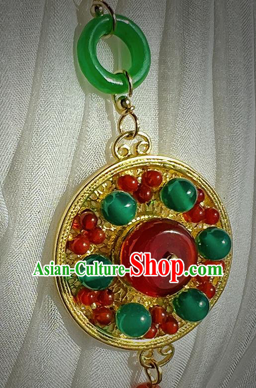 Chinese Hanfu Jewelry Traditional Brooch Handmade Cheongsam Breastpin Pendant Christmas Gift