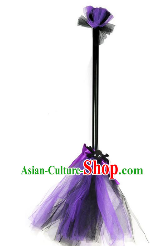 Halloween Magic Prop Christmas Cosplay Witch Broom Children Stage Performance Quidditch Flying Broom