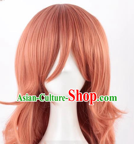 Chainsaw Man Chainsaw Man Angel Demon Dark Orange Inverted 50cm COS Whole Wig