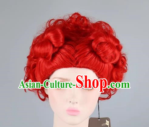 Red Queen Cosplay Anime Wig