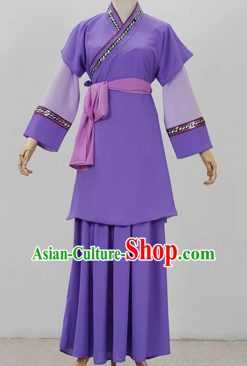 Drama Maid Village Girl Costumes Yue Opera Huangmei Opera Performance Costumes Fisherman Girl Qiong Opera Song Opera Cantonese Opera