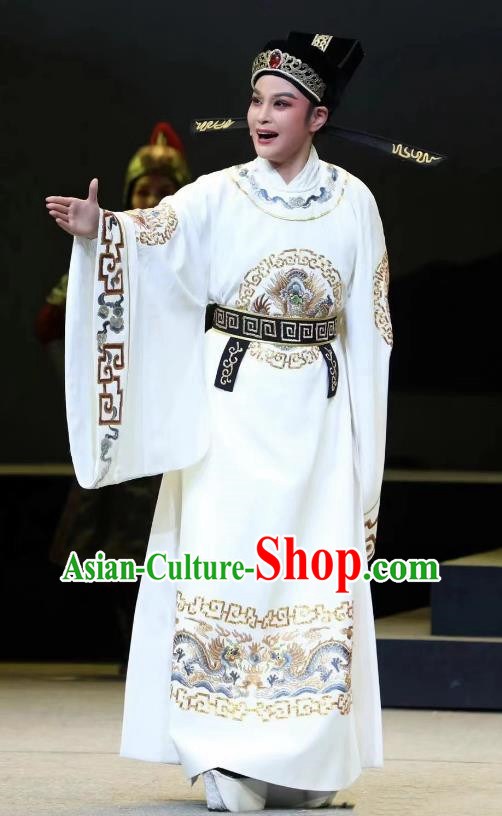 Drama Dragon Robe Costumes Ancient Costumes Yue Opera Huangmei Opera Costumes Qiong Opera Fujian Opera Big Sleeved Xiaosheng Costumes