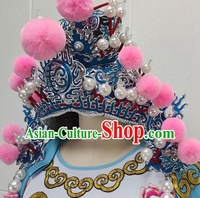 Drama Costumes Ancient Costumes Shaoxing Opera Huangmei Opera Costumes Accessories Headwear Meng Lijun Visits The Sick Huangfu Shaohua Hat