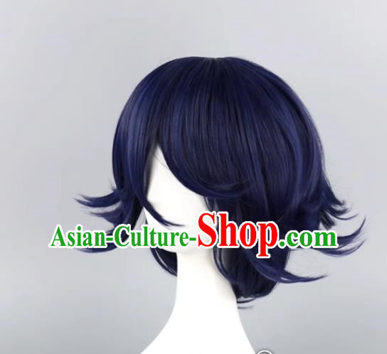 New Danganronpa V3 Ouma Kokichi Black And Purple Gradient Color Style Reversed Cos Wig