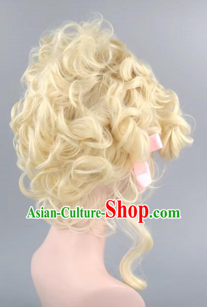 Milk Platinum French Aristocratic Queen Queen Queen Marietta Palace Wig