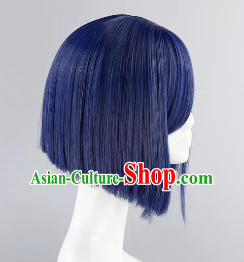 Blue Short Straight Hair DARLING In The FRANXX 015berry Berry Conscience Cos Wig