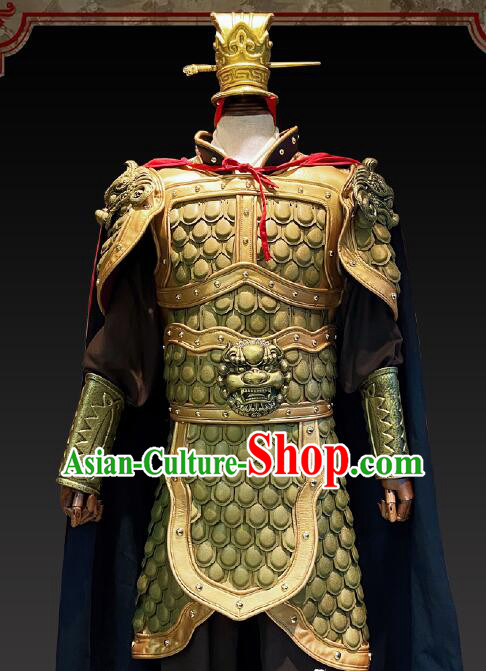 Chinese Han Dynasty General Armor Set Ancient Warrior Lv Bu Monkey King Sun Wukong Outfit