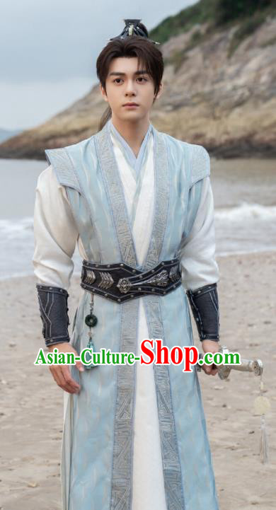 Ancient China Young Childe Costumes TV Series Mysterious Lotus Casebook Swordsman Fang Duobing Clothing