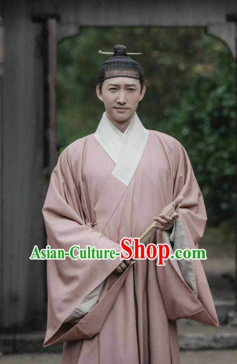 China Ancient Scholar Costumes Traditional Ming Dynasty Hanfu Under The Microscope Lawyer Cheng Renqing Clothing