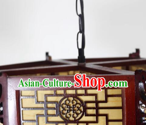 Handmade Wood Lamp China Classical Palace Lantern New Year Lantern