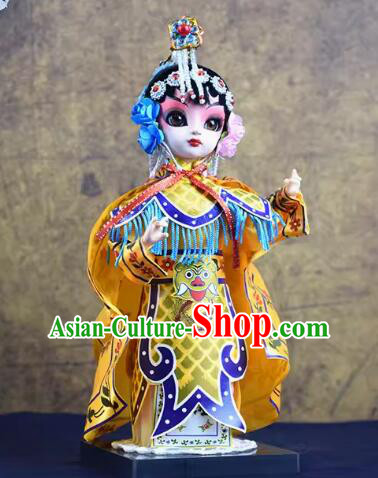 Handmade China Peking Silk Figurine Doll - Farewell My Concubine Yu Ji