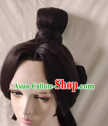 Front Hand Hook Wig Front Lace Brown Style COSPLAY Women Three Kingdoms Killing Wu Ran