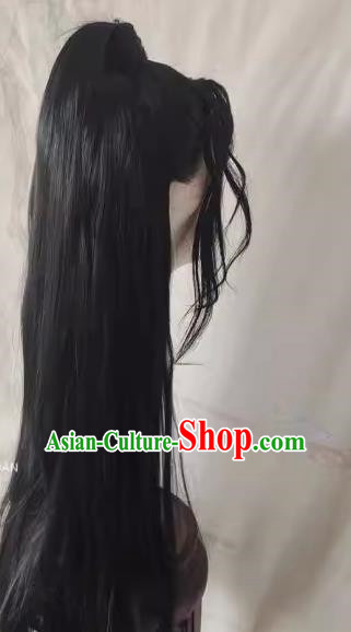 Wig Costume Female Chi Ming Dao Niang Hair Customized Long Hair Half Tied Without Tip Front Hand Hook Lace Headgear Props