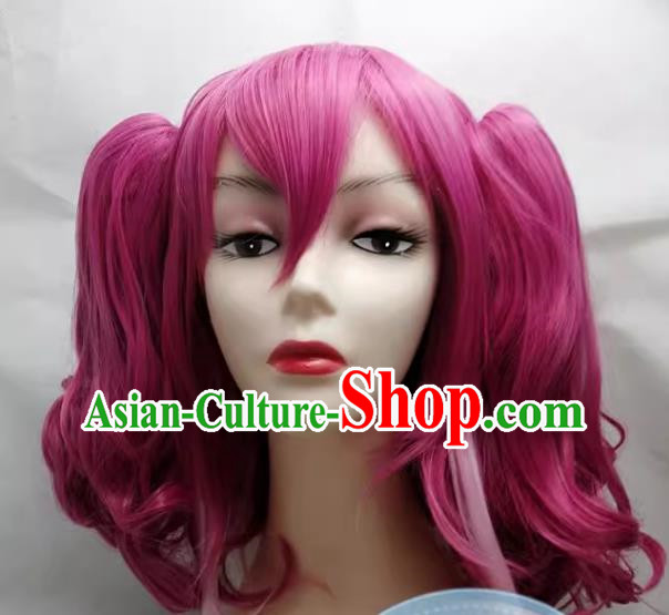 Yu Gi Oh ARC V COS Hiiragi Yuzu COSPLAY Fake Hair Wig Custom Made