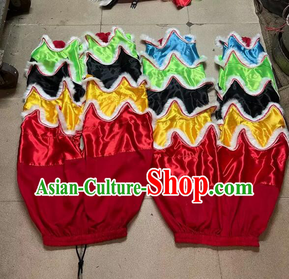 Top Handmade Kylin Dance Pants China Hakkas Lion Dance Costumes 2 Qilin Pants Complete Set