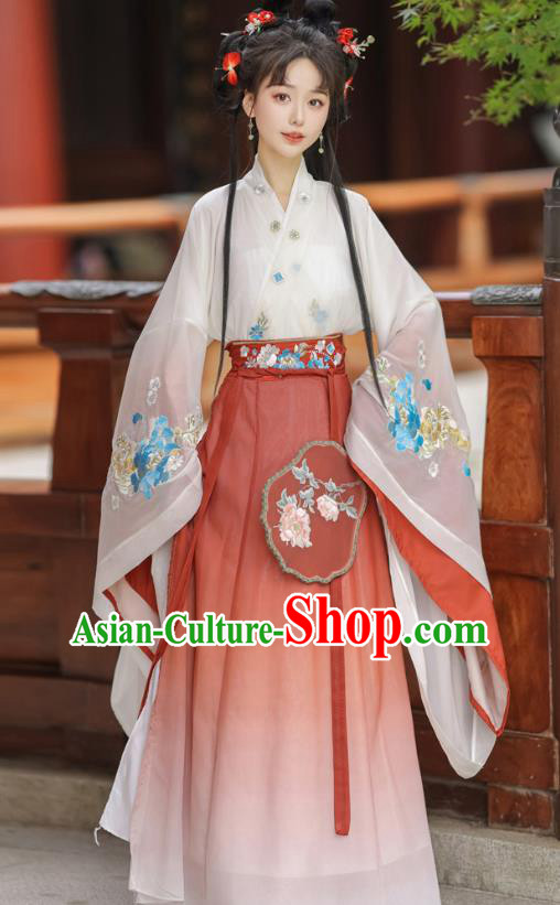 Traditional Hanfu Dress Chinese Ancient Princess Costume Southern and Northern Dynasties Woman Clothing