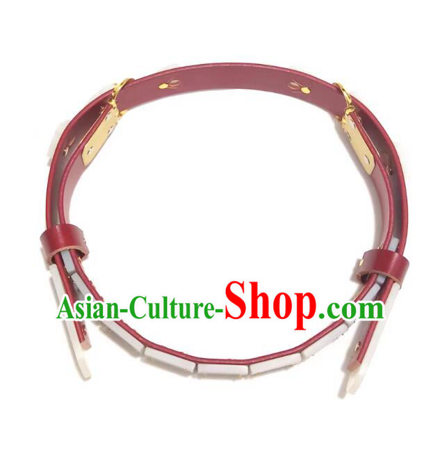 Chinese Ancient Hanfu Belts Traditional Leather Waistband Song Dynasty Belt for Men