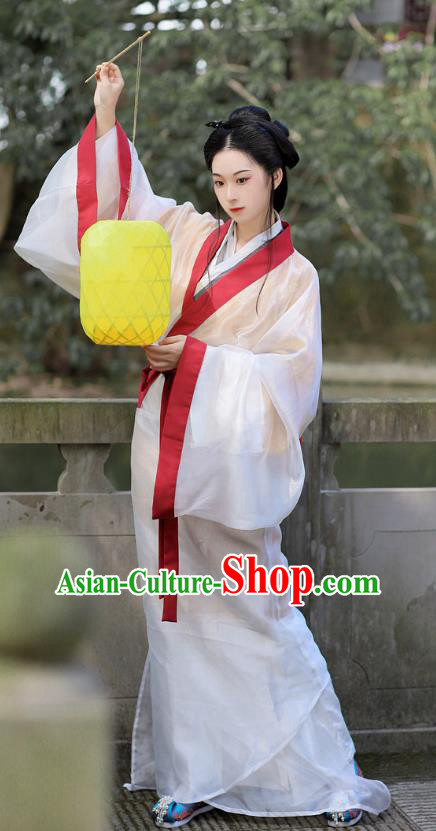 Chinese Han Dynasty Princess Garment Costumes Ancient Young Woman Dresses Traditional Han Fu