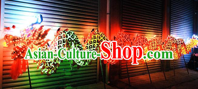 Chinese Luminous LED Lamps Dragon Dance Costumes Props for - People