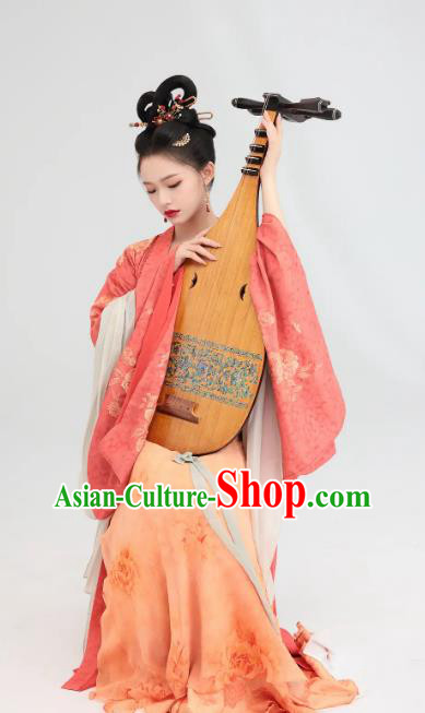 Chinese Song Dynasty Historical Costumes Ancient Geisha Clothing TV Series A Dream of Splendor Pipa Master Song Yin Zhang Dresses