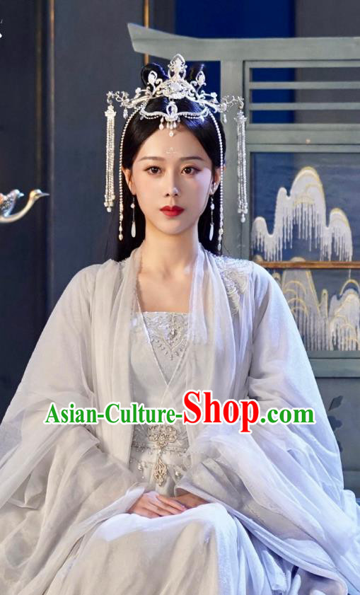 Chinese Ancient Fairy Princess Clothing Drama Immortal Samsara Zhi Xi Dresses Xian Xia TV Series Goddess Costumes