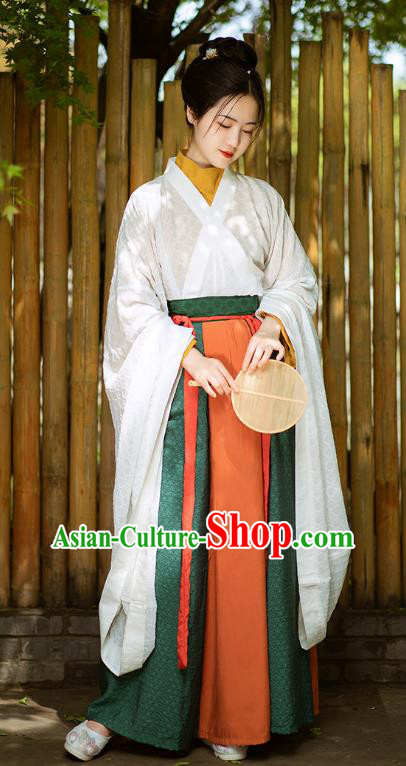 China Hanfu Dresses Wei Jin Northern and Southern Dynasties Women Costumes Chinese Ancient Princess Clothing