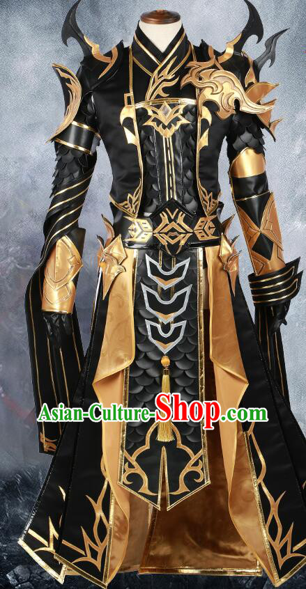 Top Jian Xia Qing Yuan Online Cang Yun Costumes Handmade Cosplay Young Hero Outfit Complete Set