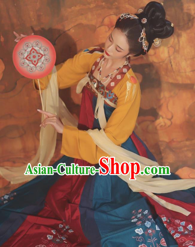 China Hanfu Dress Tang Dynasty Empress Clothing Ancient Court Woman Costumes