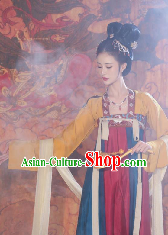 China Hanfu Dress Tang Dynasty Empress Clothing Ancient Court Woman Costumes