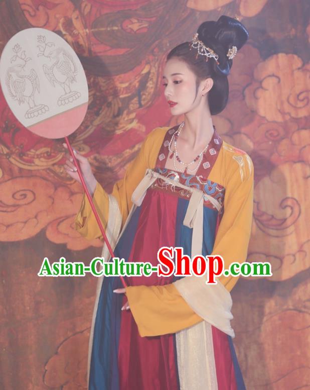 China Hanfu Dress Tang Dynasty Empress Clothing Ancient Court Woman Costumes