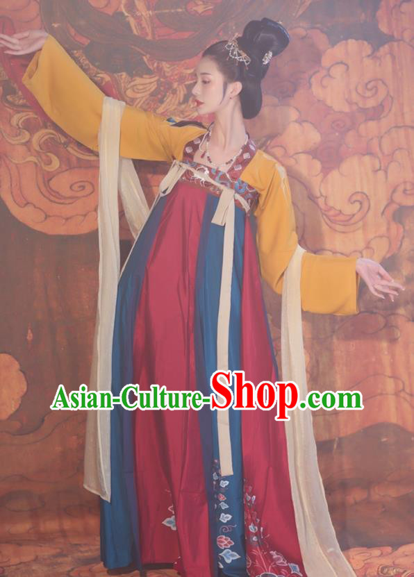 China Hanfu Dress Tang Dynasty Empress Clothing Ancient Court Woman Costumes