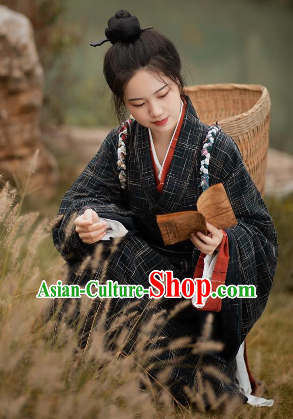 China Song Dynasty Civilian Female Clothing Ancient Young Lady Costumes Hanfu Dresses Complete Set